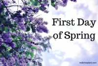 First Day of Spring